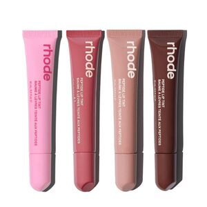 rhode Peptide Lip Tint Balm Glossy Lip (Set of 4) 10 mL/0.3oz NEW